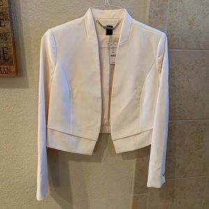 Winter white blazer